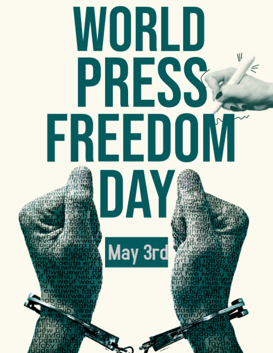 Copy of Modern & Minimal World Press Freedom Day Flyer (us Letter ...