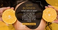 Eyelash Business Facebook Shared Image template
