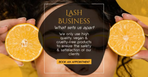 Eyelash Business Изображение, которым поделились на Facebook template