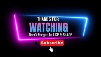 Modern & Minimal Youtube Intro And Outro Template  Youtube Thumbnail
