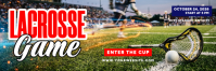 Lacrosse Game Twitter Banner Template