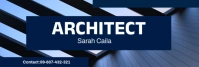 Modern & Minimal Architect Company Promotion Linkedin Banner template