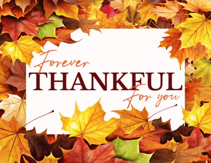 Modern & Minimal Autumn Greeting Digital Card Flyer (us Letter) template