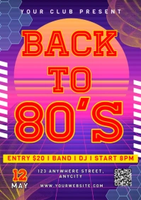 Modern & Minimal Back To 80's A2 template