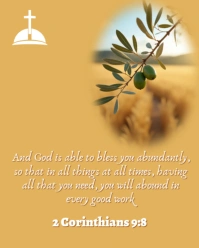 Modern & Minimal Bible Memory Verse Scripture Art For Kids Church Sermon Of The Day Study Christian Instagram Portrait template