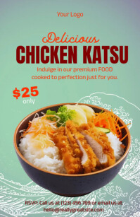 8.35K+ Free Templates for 'Chicken katsu' | PosterMyWall