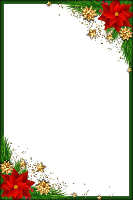 Modern & Minimal Christmas Frame Background Template  Poster Plakat
