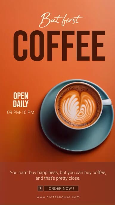 Modern & Minimal Coffee Offer Menu Instagram template