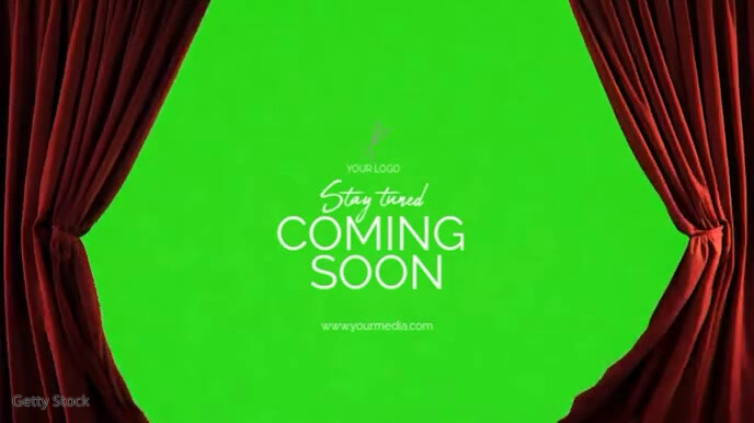 Modern & Minimal Coming Soon  Digital Display (16:9) template