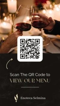 Modern & Minimal Digital Qr Code Modern & Minimal Menu Card Digital Design View Our Menu Online 2024 template