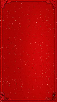 Modern & Minimal Elegant Red And Gold Chinese New Year Background Digital Display (9:16) template