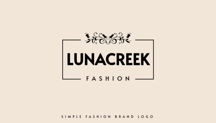 Modern & Minimal Fashion Store Logo Blog Header template