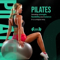 Modern & Minimal Fitness Gym  Pos Instagram template