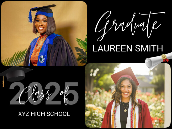 Modern & Minimal Graduation Presentation template