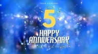 Modern & Minimal Happy Anniversary Digital Display (16:9) template