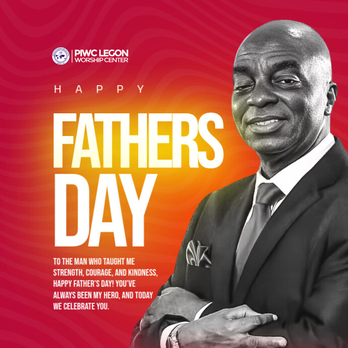 Modern & Minimal Happy Father's Day  Instagram Post template