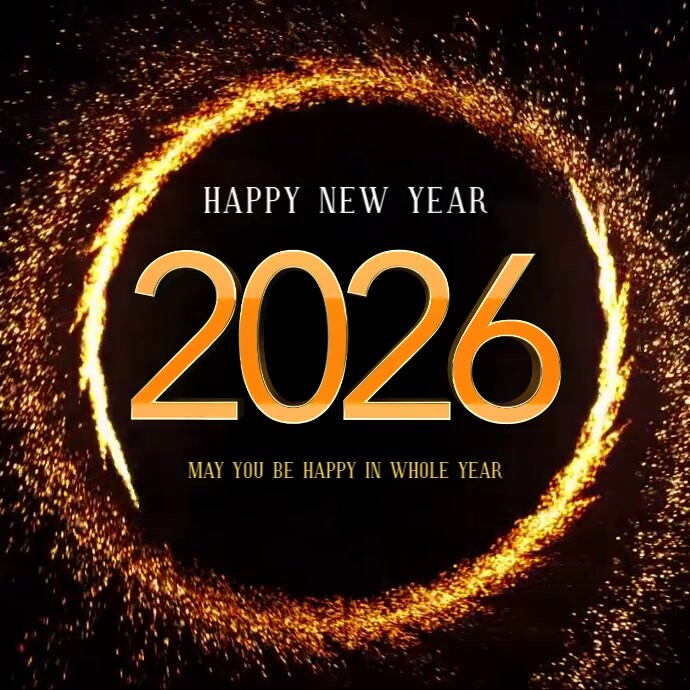 Modern & Minimal Happy New Year 2025 Instagram Post template