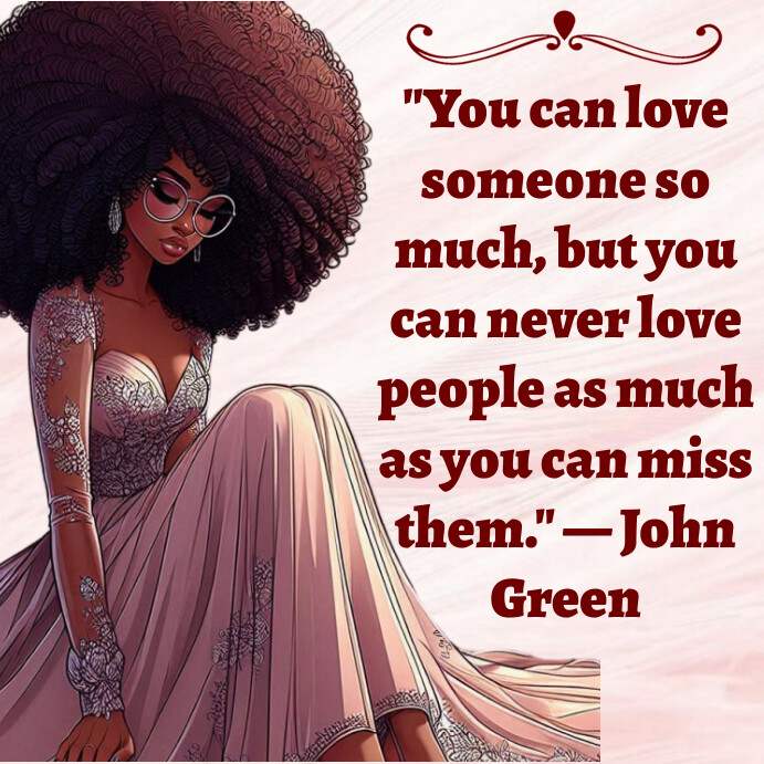 Modern & Minimal Heartbroken Quote Template I Publicação no Instagram