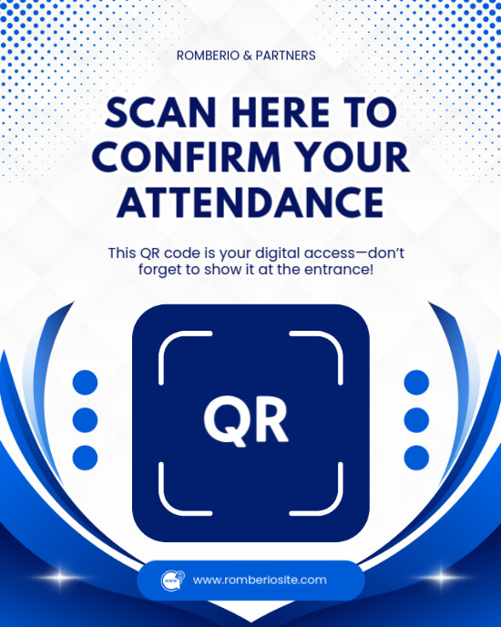 Modern & Minimal Job Application With Qr Code Instagram Portrait template