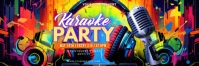 Modern & Minimal Karaoke Party Tajuk Twitter template