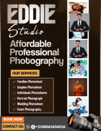 Modern & Minimal Photography Flyer Design Flyer (us Letter) template