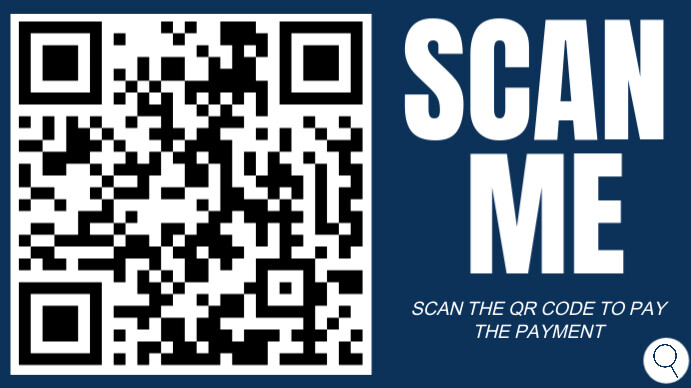 Modern & Minimal Scan Me Digital Display (16:9) template