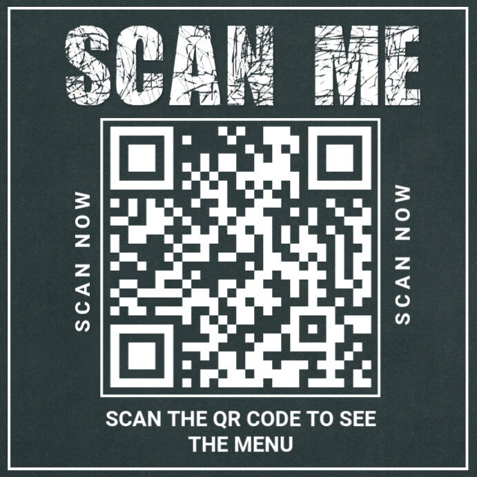 Modern & Minimal Scan Me Instagram Post Template | PosterMyWall