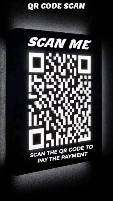 Modern & Minimal Scan Me Instagram Reel template