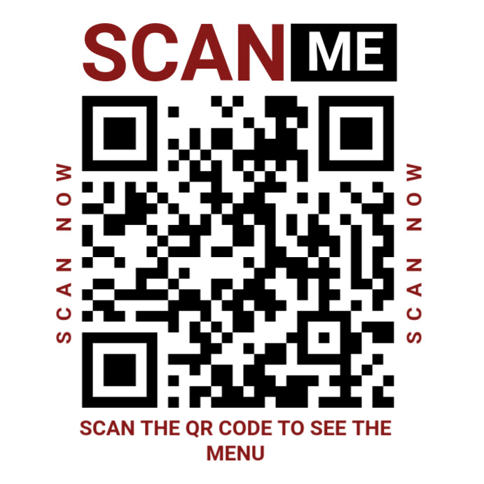 Modern & Minimal Scan Me Square (1:1) template