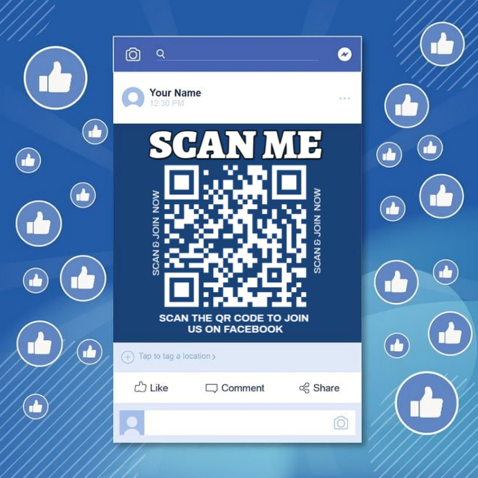 Copy of Modern & Minimal Scan Qr Code Instagram Post | PosterMyWall