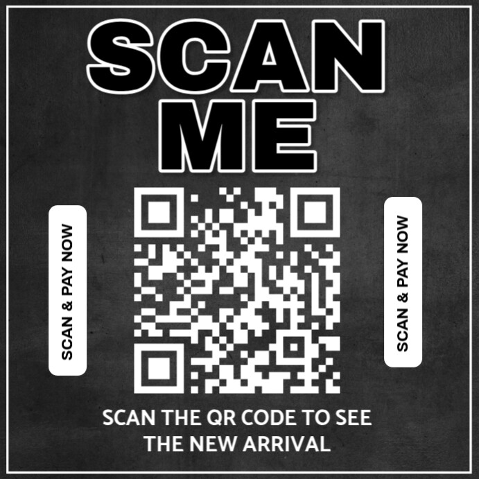 Modern & Minimal Scan Qr Code Instagram Post Template | PosterMyWall