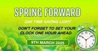 Modern & Minimal Spring Forward Template Design Facebook Ad