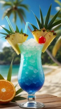 Modern & Minimal Summer  Digital Display (9:16) template