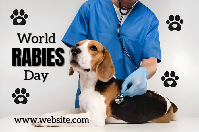 Modern & Minimal World Rabies Day Poster Template | PosterMyWall