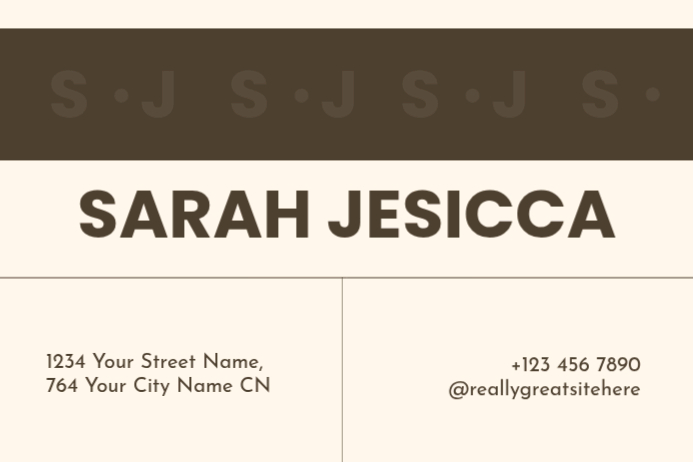 Modern Address Label Card Template | PosterMyWall