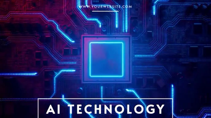 Modern AI Technology Video Template Presentation Pagtatanghal (16:9)