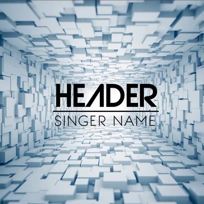 Modern Album Cover VideoTemplate
