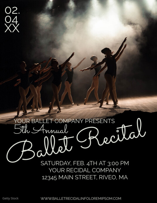 Dance Concert Poster Design