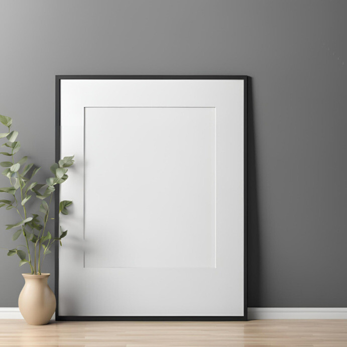 Modern Blank Picture Frame Template Mockup  Photo Frame Design Instagram Post
