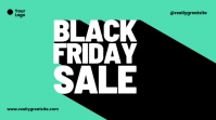 Modern Blue Black Friday Sale Twitter Post template