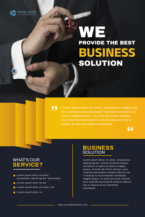 Modern Business concept poster Template | PosterMyWall