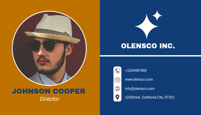 Modern Business Visiting Card template