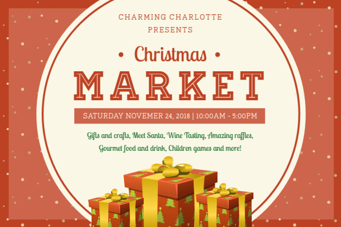 Modele Design Affiche De Marche De Noel Moderne Postermywall