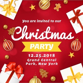 Free Christmas Party Invitations Postermywall Christmas Party Invitations Free