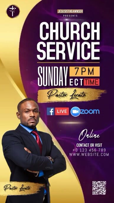 Church Advertisement Modern Church ad design template | PosterMyWall
