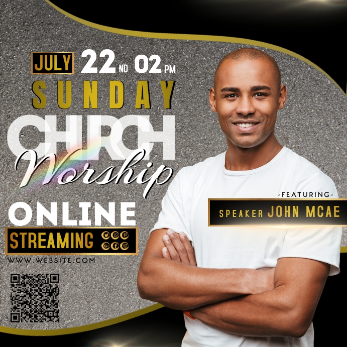 Church Advertisement modern church AD FLYER design template | PosterMyWall