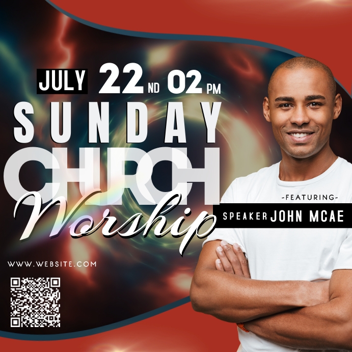 Church Advertisement modern church AD FLYER design template | PosterMyWall