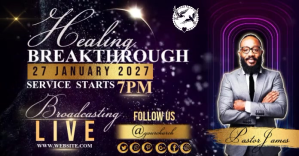Purple Church Event Facebook Shared Image Template