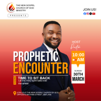 MODERN CHURCH FLYER TEMPLATE Cuadrado (1:1)