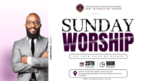 Wit Sunday Worship Service Wpis na Twittera Template